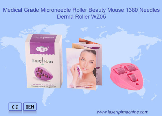 Grado Médico Microneedle Roller Derma Roller Antienvejecimiento Cuidado de la Piel Beauty Mouse