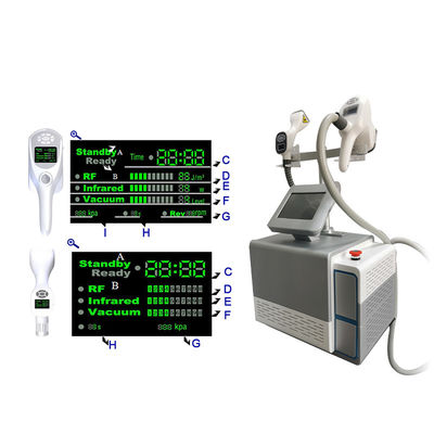 2 en 1 portátil de cavitación de 80Kpa 2 sondas para adelgazar el cuerpo Vela Machine