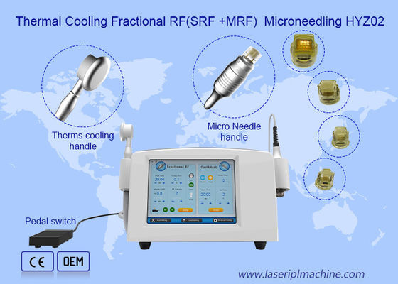 Máquina RF portátil de microagujas fraccionadas para el levantamiento facial y la eliminación de arrugas