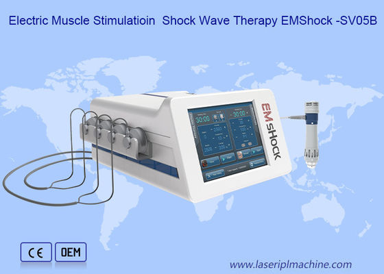 Estimulación Muscular Eléctrica 1000mj Máquina de Terapia de Alivio del Dolor con Ondas de Choque