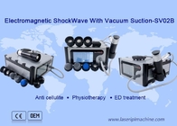 Máquina electromágnetica de la belleza del alivio del dolor de la succión del vacío del equipo de la terapia de la onda de choque
