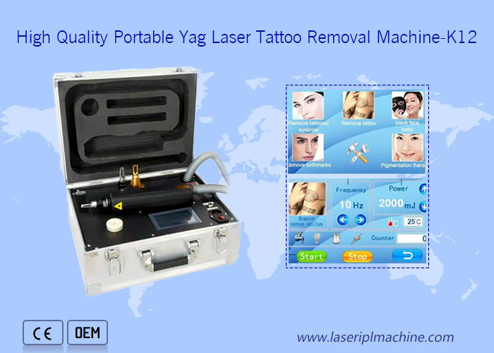 El Ce enumeró la máquina 1064nm 532nm 5hz del retiro del tatuaje del laser de Ac220v