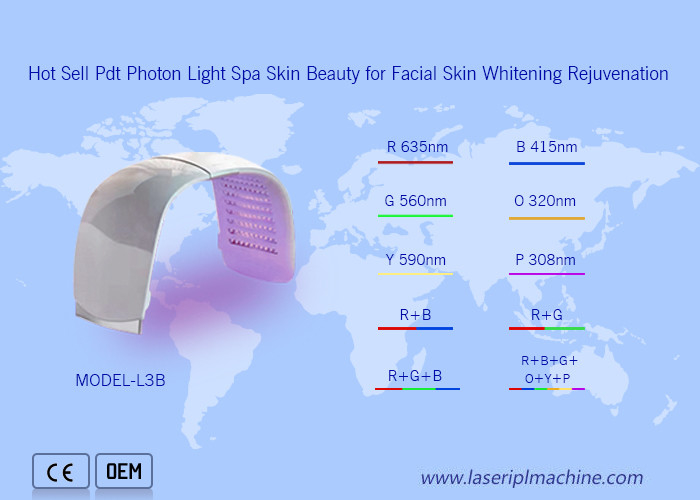 Venta caliente Pdt Foton Light Spa Belleza de la piel para blanqueamiento de la piel de la cara Rejuvenecimiento