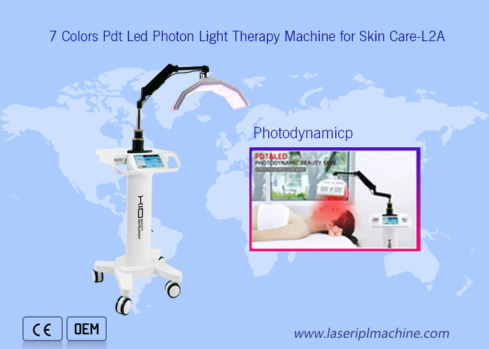 7 Colors Pdt Led Foton Therapy Facial Lifting Beauty Machine para el cuidado de la piel.