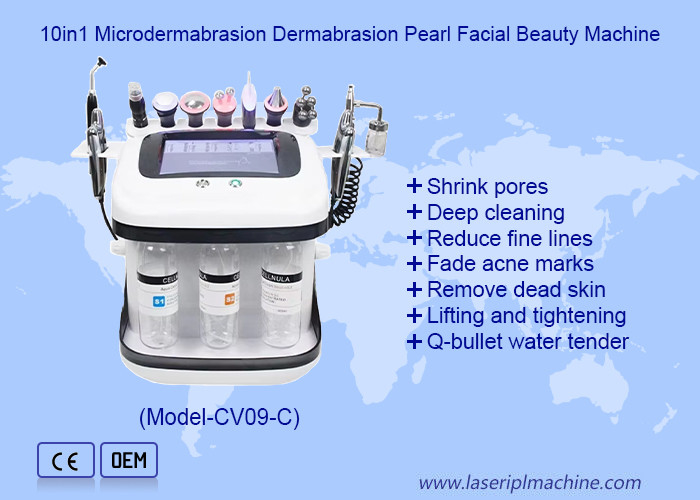 Cuidado facial Aqua Peel RF Oxygen Jet Hydro Microdermabrasion Machine para la limpieza profunda