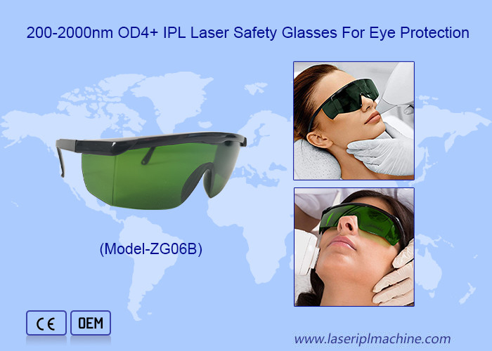 200-2000nm OD4+ IPL gafas de protección ocular de seguridad con láser para tratamiento de depilación con láser