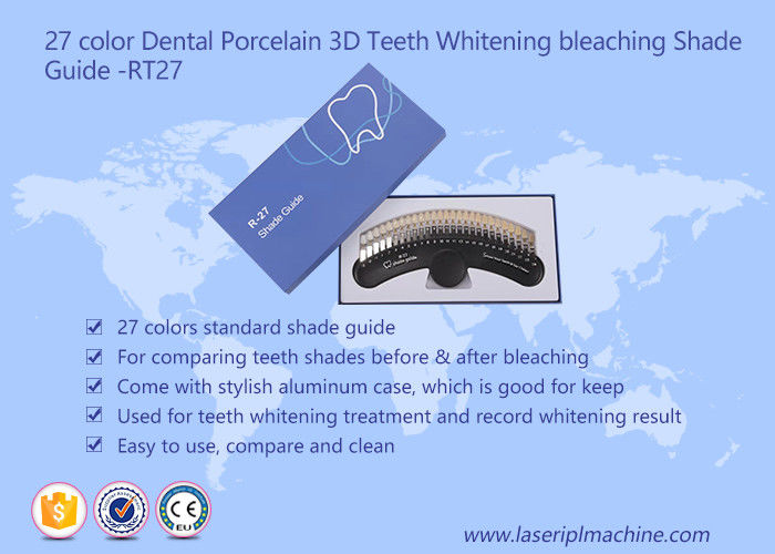Los dientes de RT27 3d que blanquean la sombra del blanqueo dirigen la certificación del CE de 27 colores