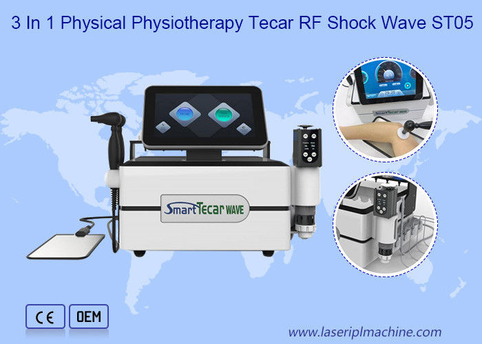 Máquina elegante portátil de la terapia de la onda de choque del equipo 18HZ de la belleza de Tecar RF