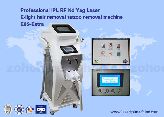 Buen precio Calor del enfriamiento de máquina del laser IPL del OPT ELight RF YAG para la máquina multi de los tratamientos en línea
