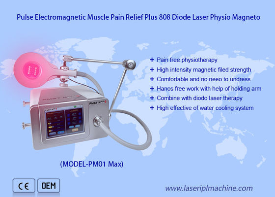 Buen precio Fisio electromágnetico estupendo del alivio de dolor muscular de la transducción con el laser de 808 diodos en línea