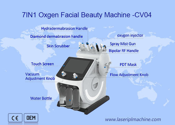 Buen precio 7 en 1 oxígeno de Hydrafacial Aqua Peeling Machine Portable Water en línea