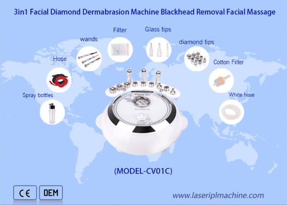 Buen precio Dispositivo de peladura profundo facial del retiro de Diamond Microdermabrasion Machine Spray Wrinkle en línea