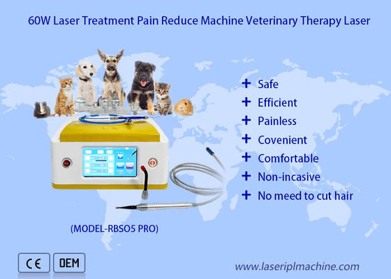 terapia veterinaria del laser del diodo 980nm para la curación de la herida de los animales domésticos