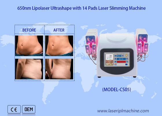 Buen precio el laser de 650nm Lipo rellena la máquina del Liposuction del laser para reduce retiro gordo de las celulitis en línea