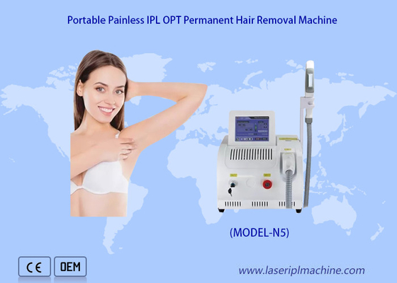 Rejuvenecimiento permanente de la piel de la máquina del retiro del pelo del laser del uso en el hogar IPL 610nm