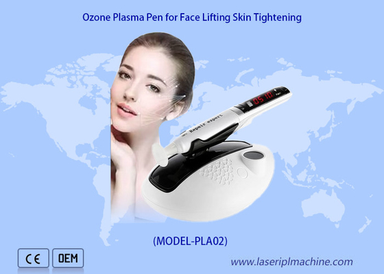 3pcs Cabezas Acné Tratamiento de la cara Elevación de la piel Aprietación de la piel Pluma de ozono de plasma