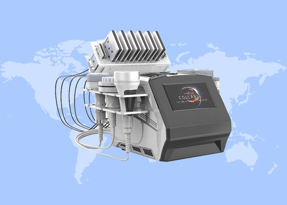 Buen precio Máquina portátil 7 del Rf del vacío de la cavitación 80k en 1 para el cuerpo que contornea la quema gorda en línea