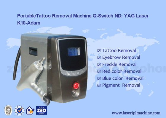 Buen precio Portalbe Q switch Nd Yag Laser Tattoo Removal Machine para la eliminación de cejas y pigmentos de edad en línea
