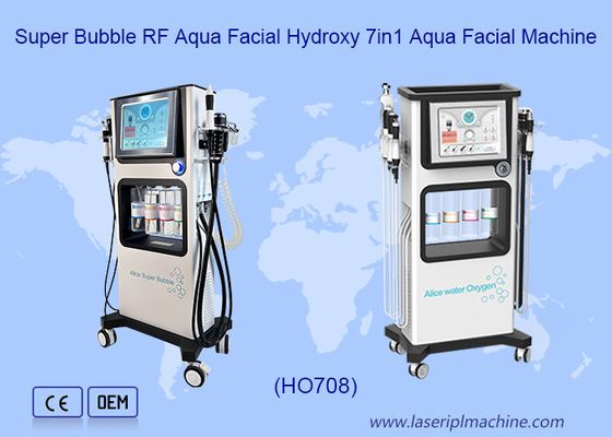 Máquina facial del rejuvenecimiento del carbono del oxígeno del balneario facial hidráulico multifuncional del dermabrasion