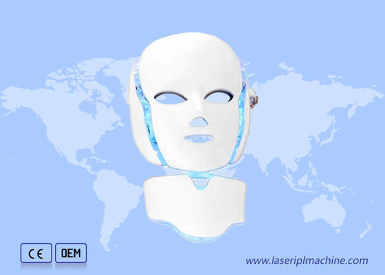 Buen precio 7 Color Led Pdt Eliminación de arrugas faciales Máscara de terapia de luz Uso en el hogar en línea