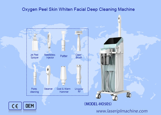 Hydrafacial Dermabrasion de agua Peeling de la piel Blanqueamiento de la piel Aqua Oxygen Facial Machine