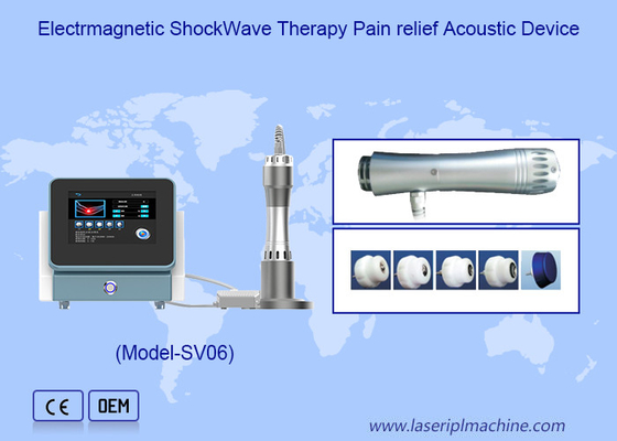 Dispositivo de alivio del dolor con ondas de choque acústicas extracorporales para la restauración de la movilidad