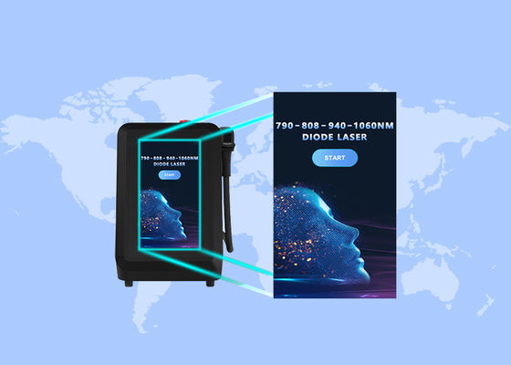 Buen precio Máquina láser de diodo de 808nm 790nm 1060nm 940nm para blanqueamiento de la piel y depilación en línea