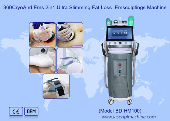40K Cavitación Ultra adelgazamiento Ems 2 en 1 cuerpo esculpir 360 máquina de cryo