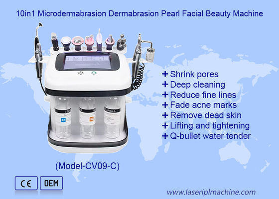 Buen precio Cuidado facial Aqua Peel RF Oxygen Jet Hydro Microdermabrasion Machine para la limpieza profunda en línea
