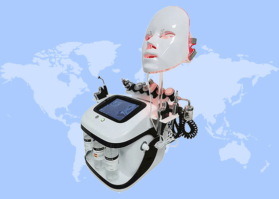 11 en 1 limpieza facial levantamiento de la piel Rf Hydro Microdermabrasion máquina para exfoliante limpiador profundo