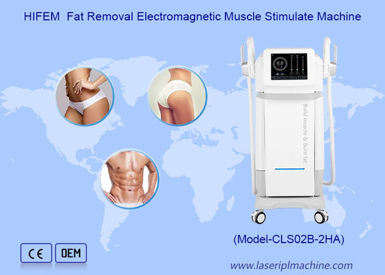 Buen precio 2 manijas EMS Pérdida de peso Construir músculo HI EMT Máquina de estimulación muscular profunda en línea