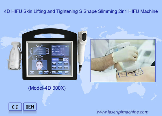 Máquina 4D Hifu para remodelación corporal Liposonic y levantamiento facial de la piel y eliminación de arrugas