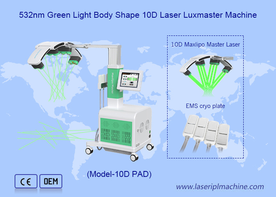 Ems Placa de enfriamiento Máquina de pérdida de peso láser Maxlipo Master 10d