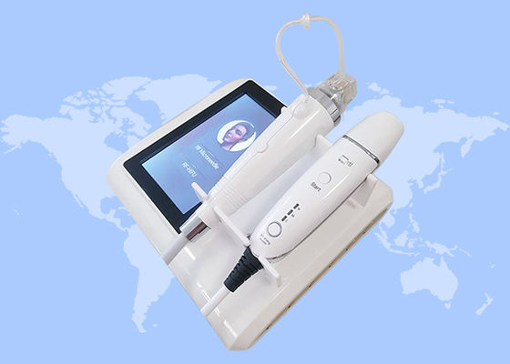 Redución de las arrugas y poros de la cara Máquina de belleza de RF microcristalina