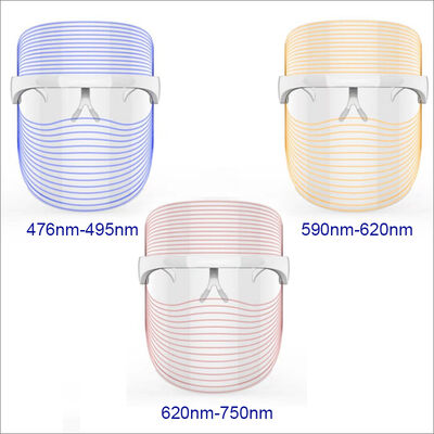 Buen precio Uso casero Recargable Inalámbrico 7Color Beauty Light Therapy Mascarillas faciales LED en línea