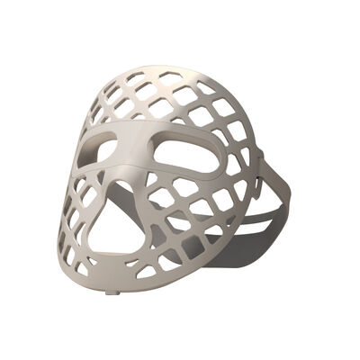 Diseño hueco de silicona suave azul rojo amarillo terapia de luz LED máscara facial