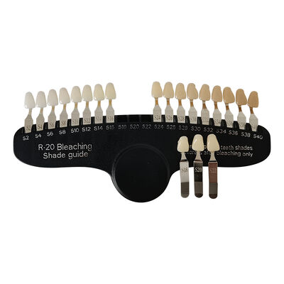 Buen precio Guía de sombras de blanqueamiento de dientes 3D portátil 20 colores Blanqueamiento dental en línea