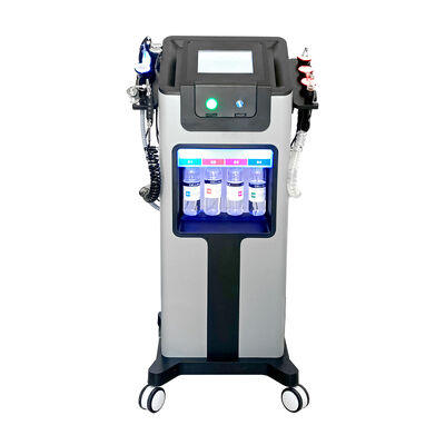 Buen precio Limpieza profunda hidráulica multifuncional vertical del cuidado de piel de la máquina H2o2 del oxígeno 8in1 en línea