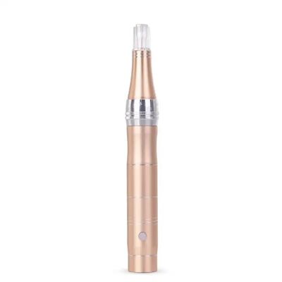 Buen precio 3 Color Derma Pen Máquina eléctrica de cinco etapas de carga Micro aguja de belleza instrumento en línea