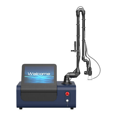 Buen precio Tecnología de apilamiento de pulso 4 cabezas de trabajo Antienvejecimiento 10600nm Máquina láser de CO2 fraccionada en línea