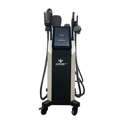 HIEMT 5Handle Magnetic PEF RF Facial Machine Sistema doble máquina de adelgazamiento para el cuerpo