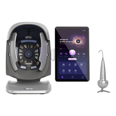 Buen precio 9 Espectro 3D AI Facial Skin Monitor Micro Detector de Humedad Máquina Analizadora de Piel en línea