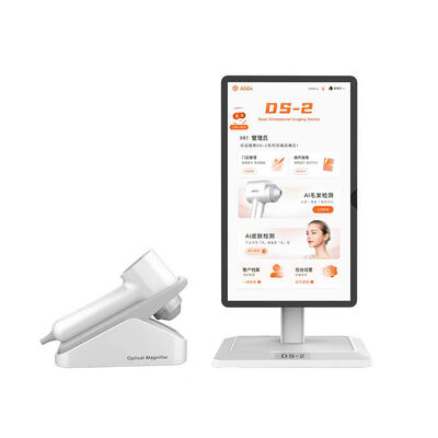 Buen precio 15.6 Inches Touchscreen 2 Probes 5 Languages Scalp and Face Skin Analysis machine en línea