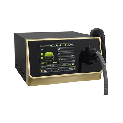 Buen precio Dispositivo de terapia de ondas de choque enfocado para aliviar el dolor en las articulaciones del músculo, penetración profunda, 100mm en línea