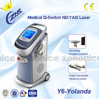 Buen precio Máquina profesional de eliminación de tatuajes con láser Nd Yag 1064nm 532nm para salón en línea
