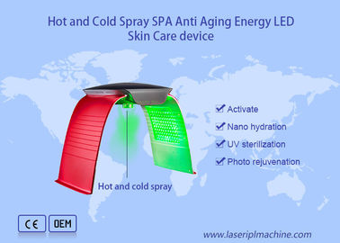 Dispositivo antienvejecedor llevado portátil del cuidado de piel de la máquina LED del rejuvenecimiento de la piel de la luz del Pdt