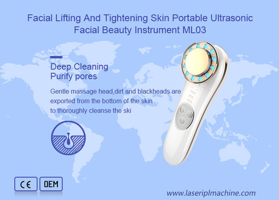 Buen precio Piel de elevación del instrumento facial ultrasónico portátil de la belleza y de ajuste facial en línea