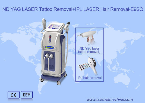Buen precio 2 en 1 retiro permanente del tatuaje del laser del Nd Yag del interruptor del retiro Q del pelo del IPL en línea