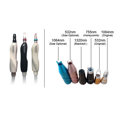 Buen precio 1064 532 1320 755nm Rejuvenecimiento de la piel Q Manipulación con láser Nd Yag en línea