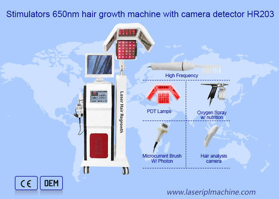 Máquina del nuevo crecimiento del pelo del laser del tratamiento 808nm 90Hz de la pérdida de pelo